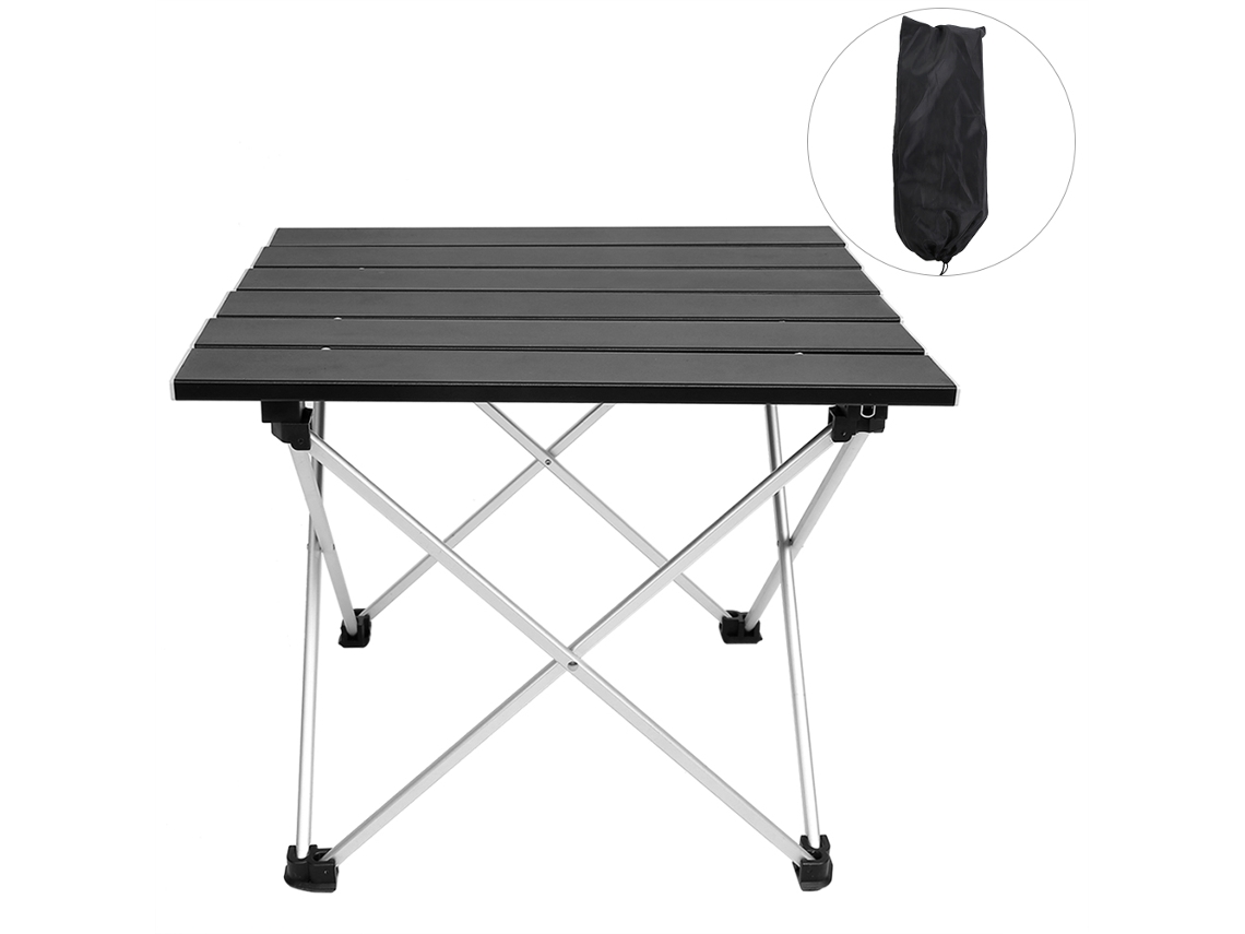 Mesa Plegable Aluminio Resistente Para Camping Bbq Picnic Exterior