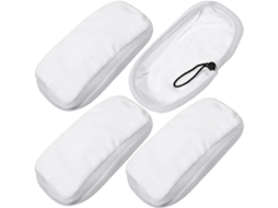 Panos de Limpeza para Pisos Duros Compatíveis com o Esfregão a Vapor 9 em 1 Morphy Richards 720020, 720021 e 720502 BRILVIBERA (pacote com 4)