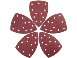 Lixa LotFancy 100 peças para lixadeira triangular 105 x 152 mm, 11 furos, folhas de lixa de grão 40-60-80-120-6 S/MARCA