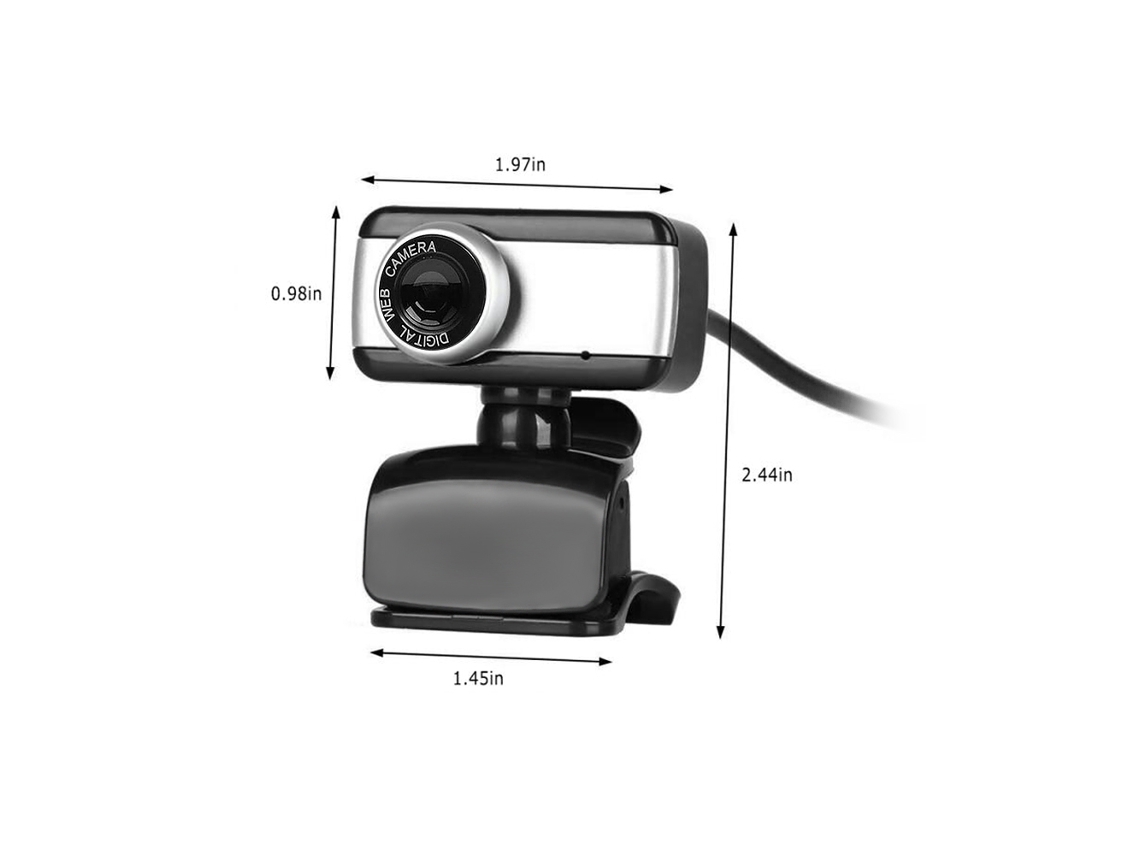 Webcam LAXISCREED 480p Usb com Microfone