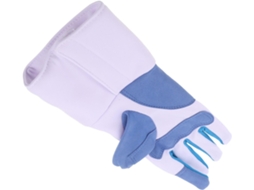Luvas De Esgrima Mikinona Antiderrapantes Para Treino, Tamanho Xxl Para Mão Direita, Brancas, Com Proteção Acolchoada Na
