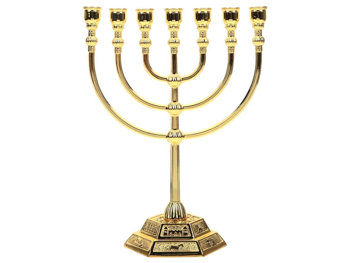 Candelabro de 7 ramos para o Templo da Menorá de Israel, Candelabro Retro