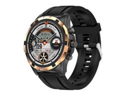Smartwatch com Chamadas Bluetooth Atualizações Meteorológicas Controle de Música Monitoramento de Frequência Cardíaca e Vários Modos Espo YUNZII