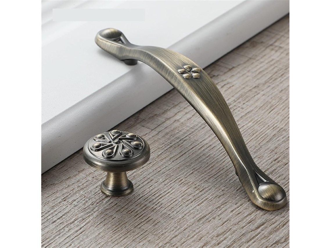 Puxadores Para Portas De Armários, 128mm, Em Liga De Zinco, Estilo Antigo, Para Armários De Cozinha, Gavetas E Móveis, 1 Peça