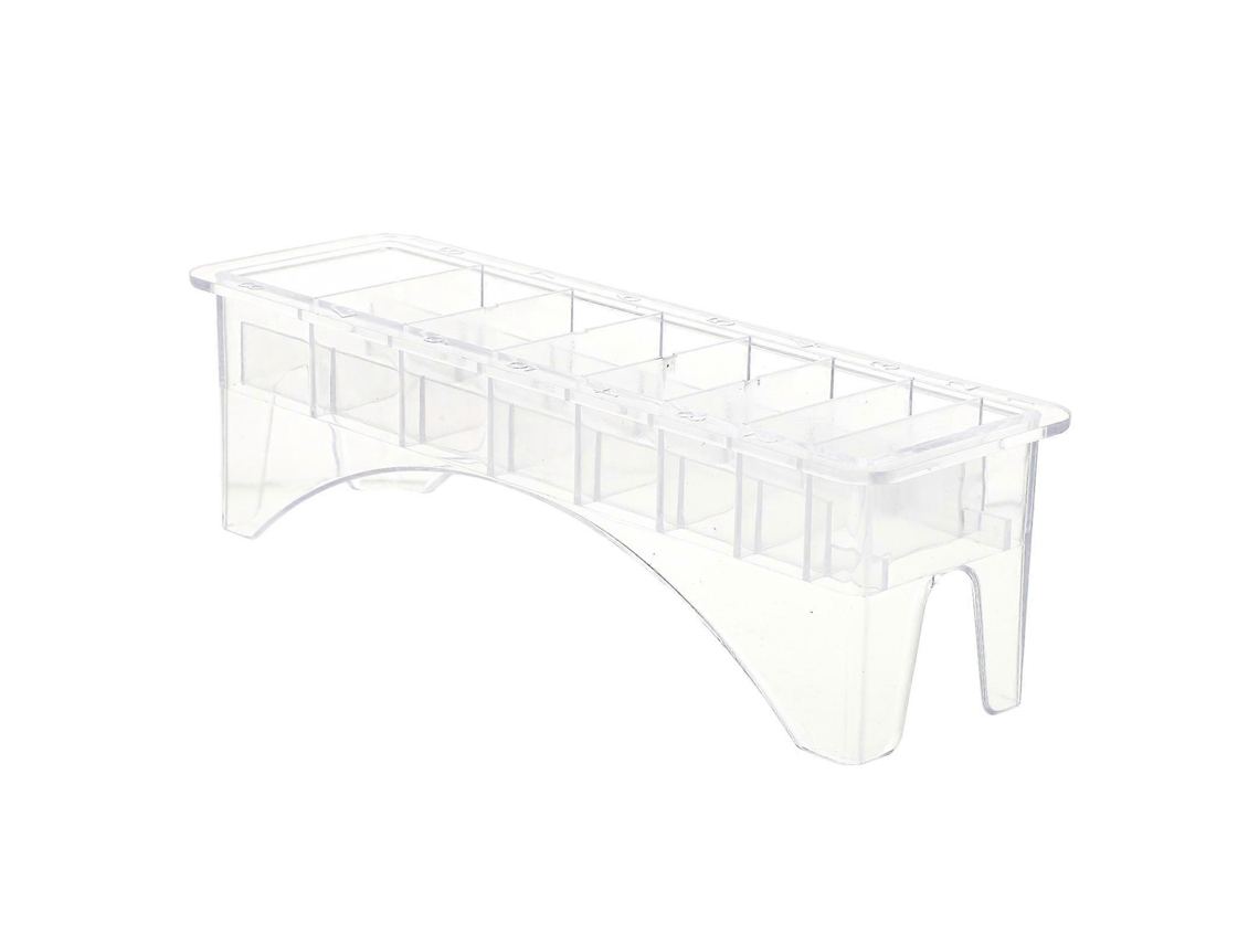 Organizador De Plástico Transparente Com Compartimentos, Para Guardar Objetos