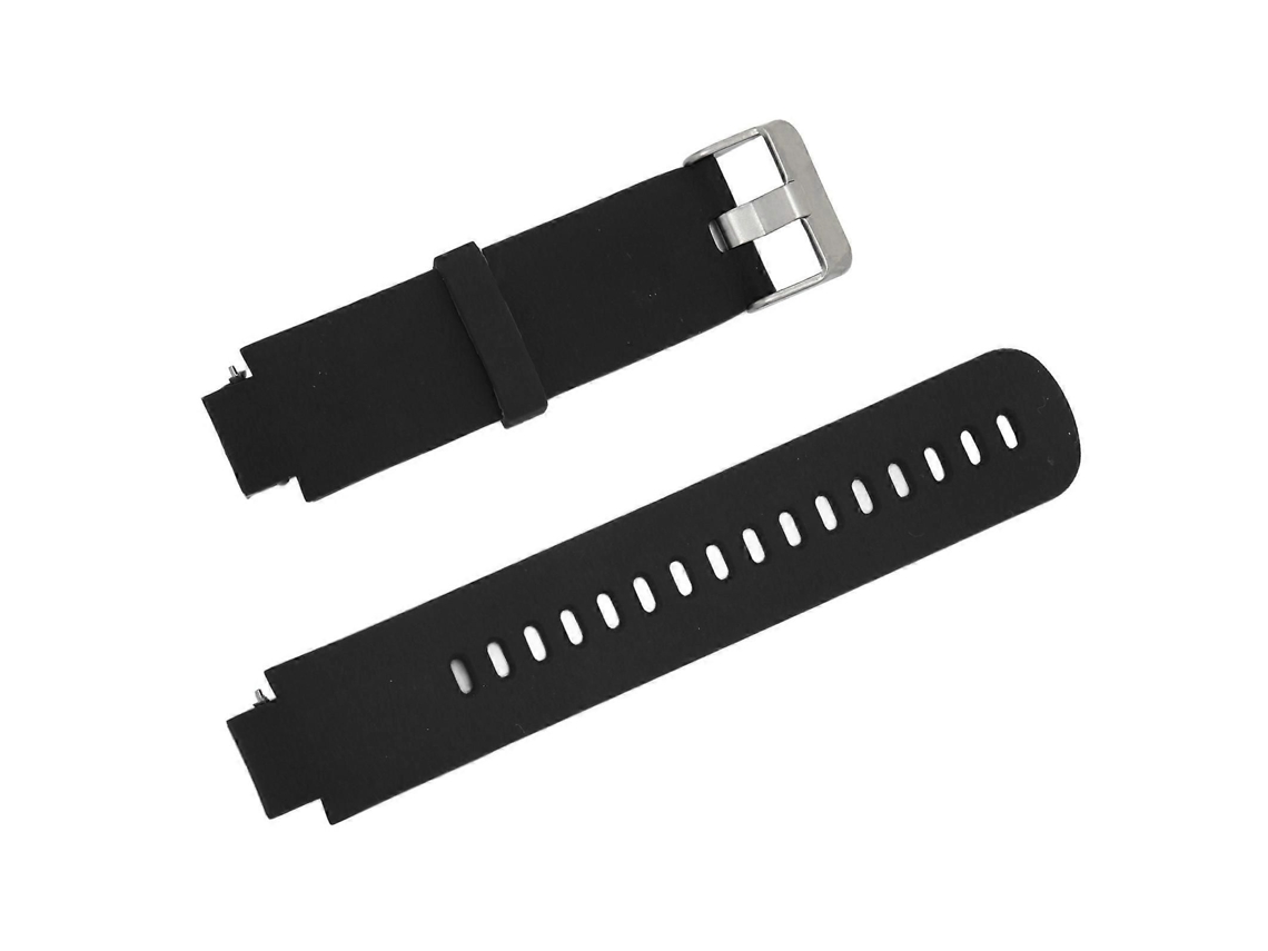 Pulseira De Silicone Para Substituição De Smartwatch, Cor Única, Para Amazfit Verge 3, Preta