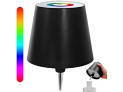 Luminária Para Garrafa De Bebida Alcoólica, Kit De Iluminação Led Recarregável Para Garrafas Vinho, Rgb Com Intensidade