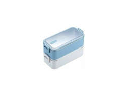 Lancheira De Aço Inoxidável Com Parede Dupla De 1100 Ml, Lancheira Para Micro Ondas, Caixa De Armazenamento Para Estudantes Aquaforge (azul)