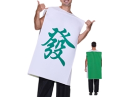 Fantasia De Halloween Fantasia Realista De Mahjong Roupa Divertida Para Pegadinhas Em Eventos De Vayotoy