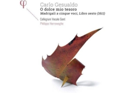 CD O Dolce Mio Tesoro, Madrigali A Cinque Voci, Libro Sesto (1611)
