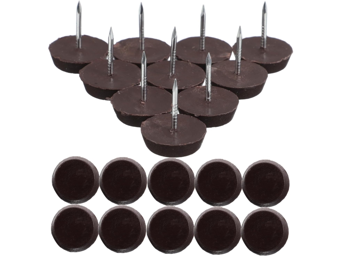 Tehaux 100-almofadas Niveladoras E Protetoras Antiderrapantes De Plástico Reforçado Para Pés Móveis, Cadeiras E Mesas Em