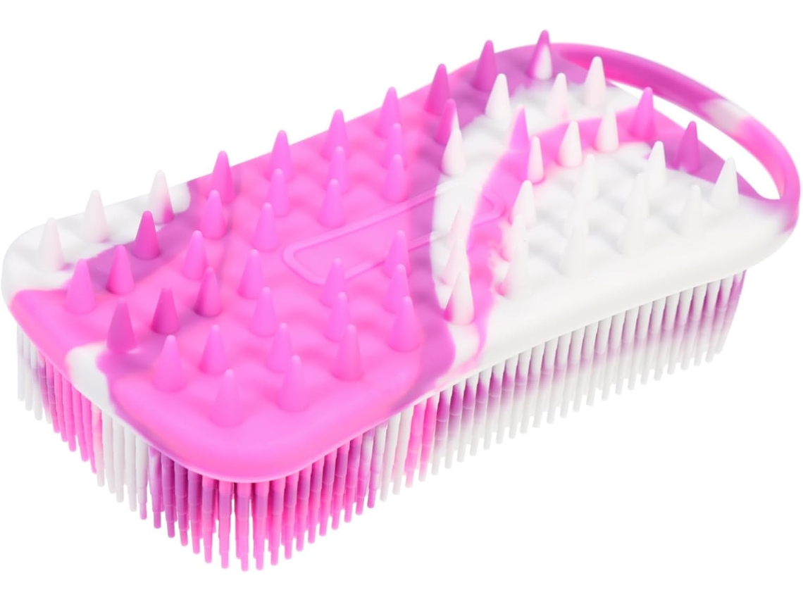 Escova De Silicone Healeved Para Banho, Corpo, Esfoliação Suave, Massagem Capilar, Limpeza Diária Dos Cabelos
