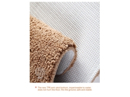 Tapetes de Banho Antiderrapantes Absorventes de Secagem Rápida para Decoração de Banheiro Azul Escuro EVELTEK 50x80cm