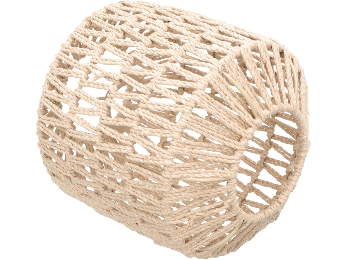 Corda de Papel Trançado Decorativa Natural Imitando Rattan, Durável e Prática para Pendurar Luminárias. SFUSHOS