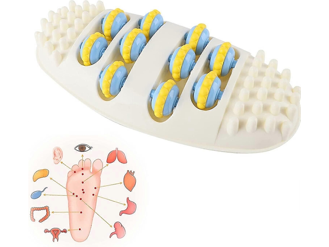 Rolo De Massagem Nos Pés, Ferramentas Reflexologia, Massageador Usado Para Massagear As Solas, Alivia A Fa Scite Plantar E Pressão Do