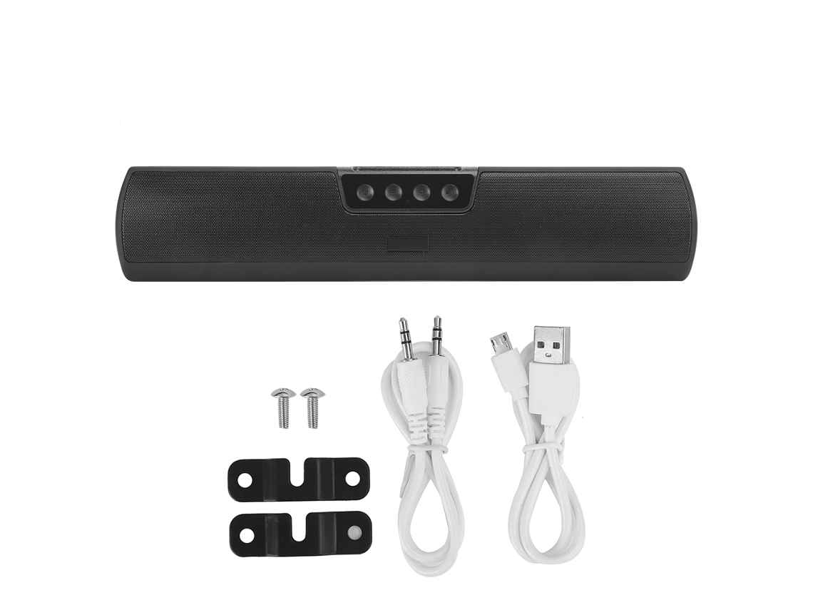 Hxsj Q3 Soundbar Sem Fio Bluetooth 5.0 Alto-falante Estéreo Hifi Para Home Theater