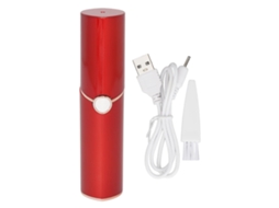 Removedor Elétrico De Cabelo Para Mulheres Portátil Com Cabeça Removível Usb Recarregável Para Lábios Queixo Axila Vermelho