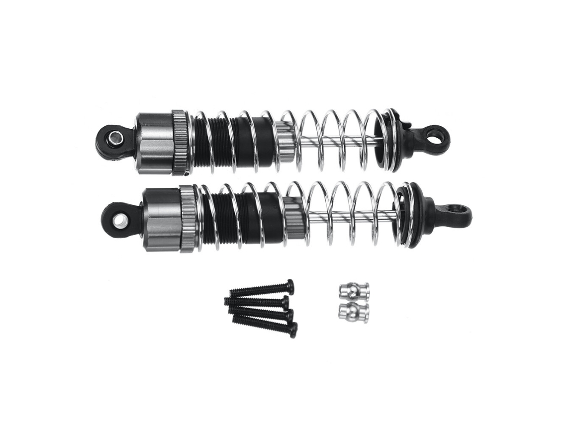 2 peças Hbx 2996a 1/10 Peças de carro RC Tampa de alumínio Amortecedor preenchido com óleo Veículos Modelos Acessórios de reposição T2100 MDUG