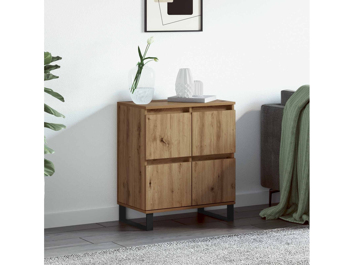 Vidaxl Buffet Carvalho Artesanal 60 X 35 X 70 Cm