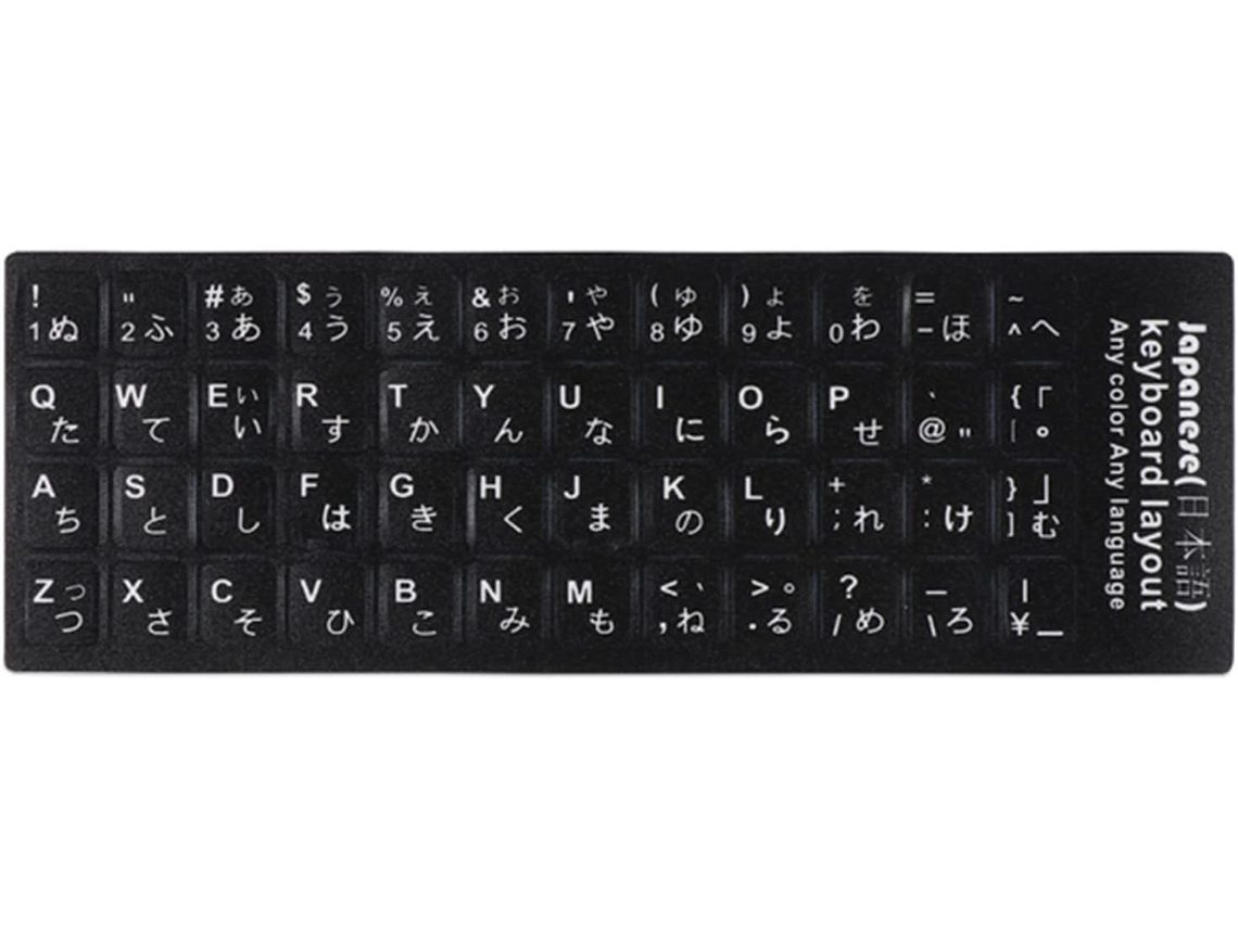 Adesivos Com Letras Do Teclado Japonês - Ótimos Para Laptops E Pcs