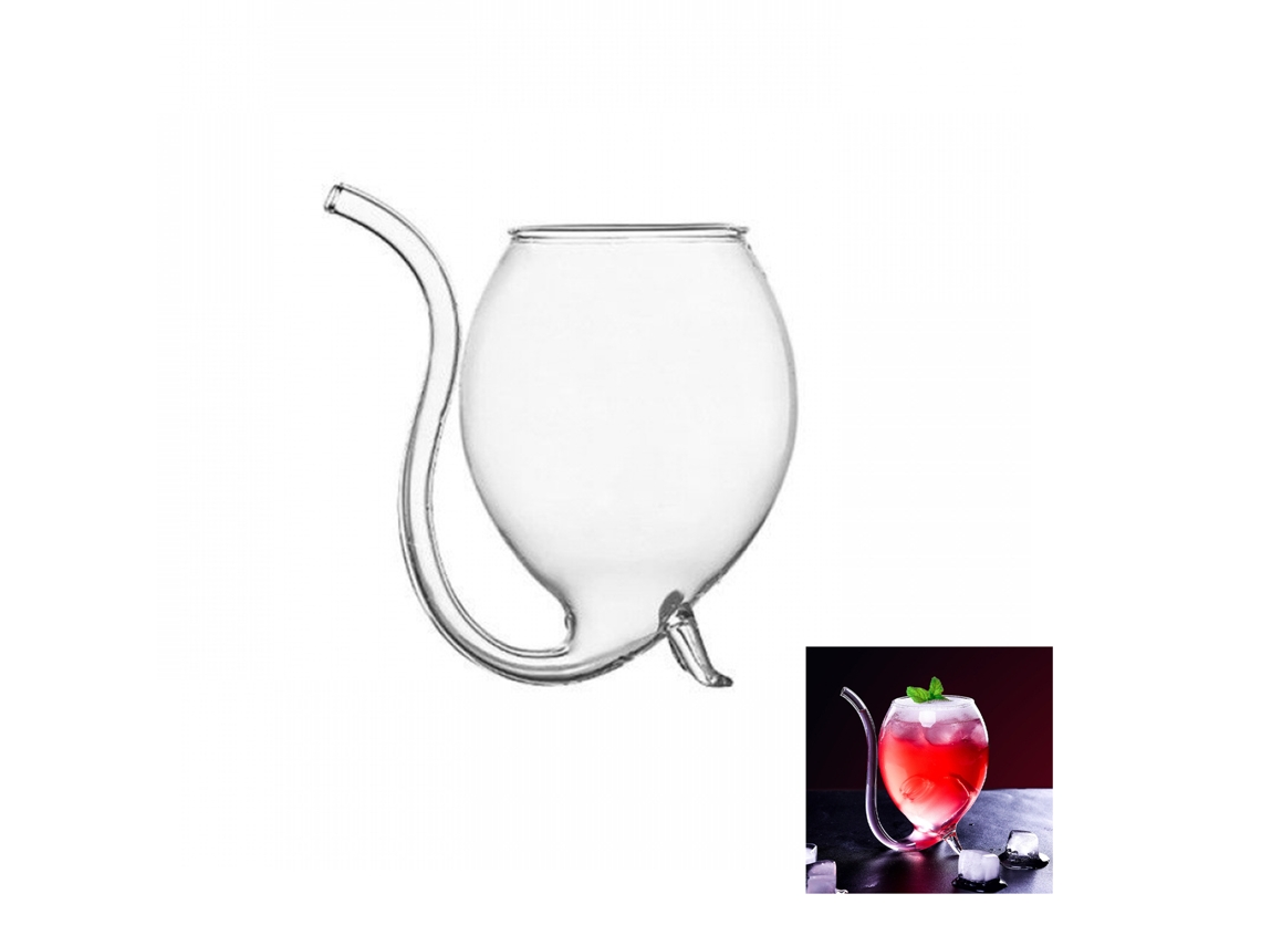 Copo de Vinho Criativo LAXISCREED com Caneta 300ml