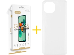 Capa e 2 Películas Apple iPhone 13 ACCETEL Liso 10 Transparente
