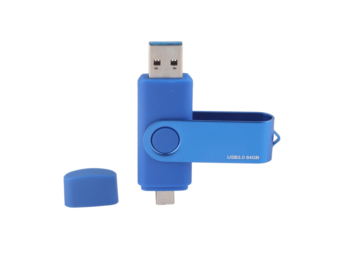 Unidade Flash Yvonne Otg Dual Port Mini Para Armazenamento E Transferência De Dados Yt602 2 Luz Dourada (64g)