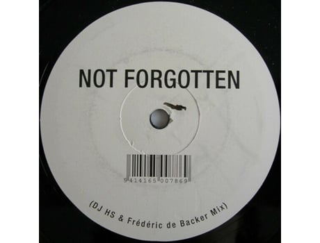 Vinil Not Forgotten Promo