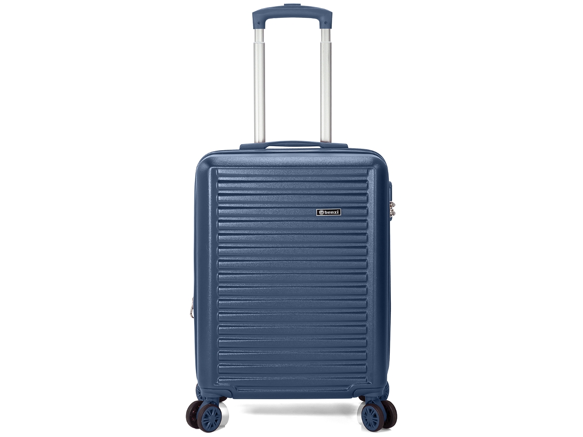 Benzi Cabine Mala Bz5845a-50, Cabine com extensão ABS de 55 cm, 4 rodas duplas, combinação de data e 3 dígitos, azul