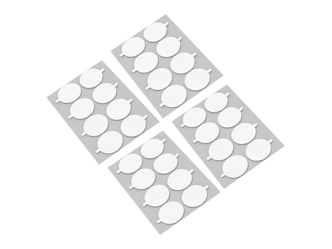 Fita Adesiva Dupla Face Transparente Com Pontos Redondos Material