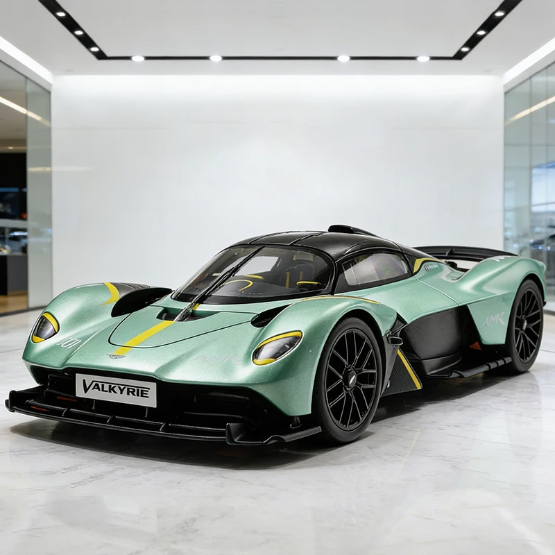 (verde) Miniatura De Carro Supercarro Em Escala 1:18, Feita Em Metal Fundido, Modelo De Carro De Brinquedo.