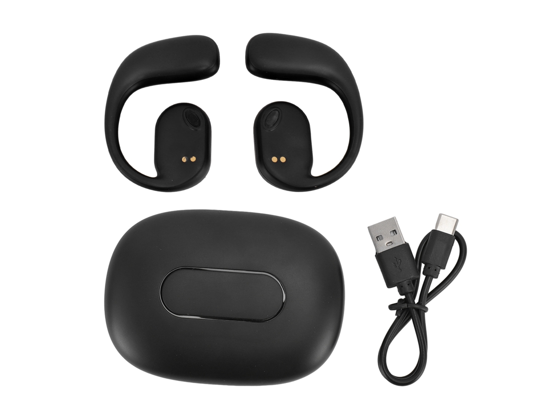 Fones de ouvido Bluetooth com tradutor de idiomas, redução de ruído, modo sem conexão e carregador S/MARCA