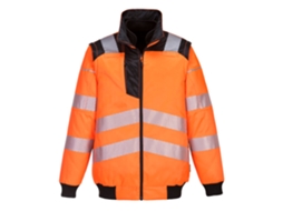 Jaqueta Pw3 High Visibility 3 Em 1 / Amarelo Preto / M Portwest