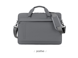 (cinza) Bolsa Para Notebook, Pasta Executiva Impermeável Com Ombro