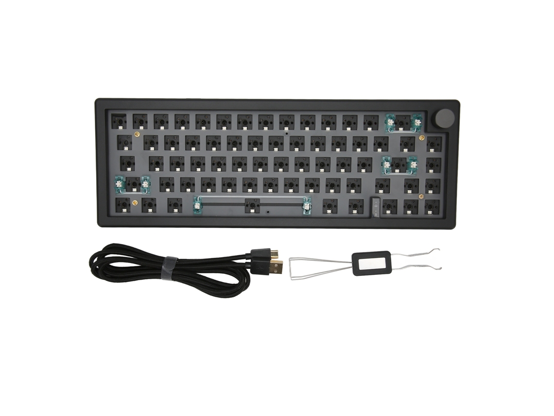 Kit De Teclado Mecânico Hotswap Diy Com 67 Teclas