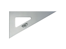 Esquadro 60° 3 Lados Retos 21 Cm Graphoplex