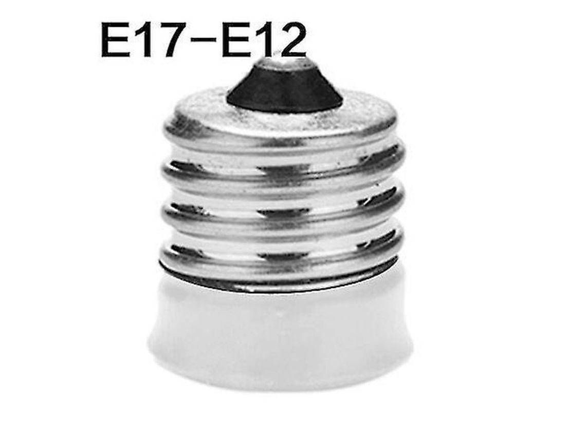 Adaptador De Soquete De Lâmpada E12 Para E14 Conversor Resistente À Alta Temperatura E17 A E12