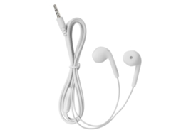 Auriculares HiFi com Cabo Universal de 3,5 Mm com Controle para Telefone Móvel, Branco