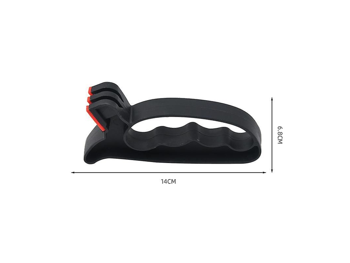 Afilador de Cuchillos de Dos Etapas, Acero Tungsteno y Cerámica, Portátil, con Base de Goma, para Cocina S/MARCA