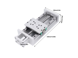 Mesa Linear Com Rail 200mm Para Motor Nema23