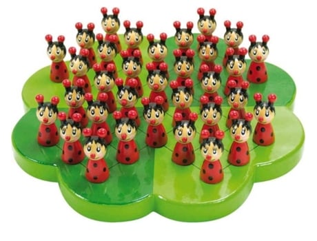 Jogo de Tabuleiro ULYSSE Ladybug Solitary Clover (3 Anos)