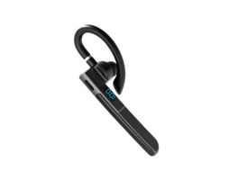 Fone de Ouvido Bluetooth 5.3 com Ganchos e Alças para Orelha, Fone de Ouvido Empresarial Sem Fio, Visor de Led. MDUG