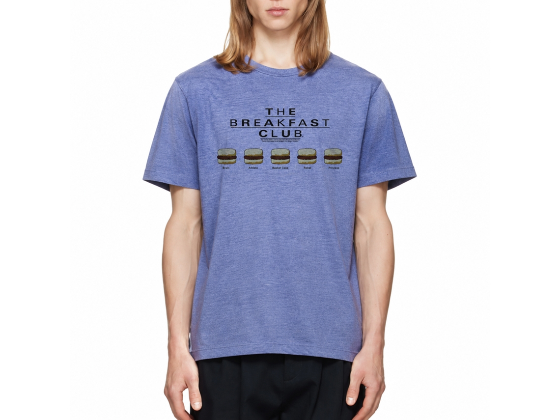 Rockinstone Breakfast Club Movie Sammiches Heather Light Blue Adult T-shirt Size:xxxl