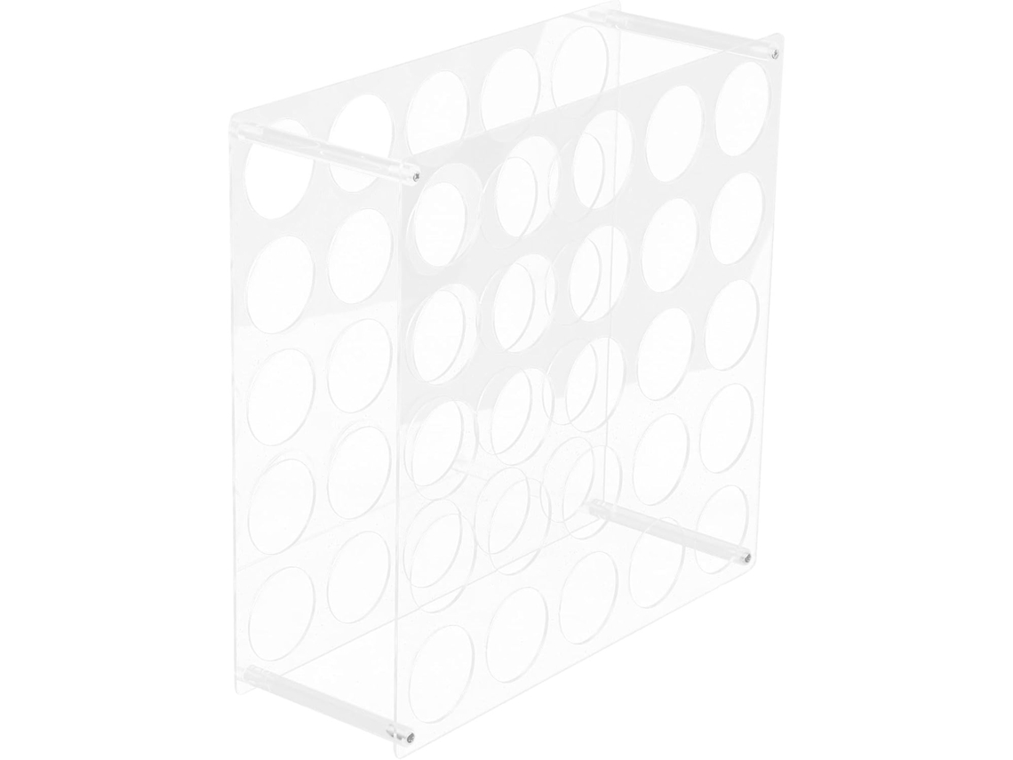 Organizador Transparente Para Rolos De Vinil Com 25 Compartimentos, Em Acrílico, Ideal Para Guardar Materiais Em Ateliês