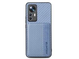 Capa Para Celular Com Suporte Para Cartão E Adesivo Magnético Na Parte Traseira, .azul, Redmi Note 8 Pro