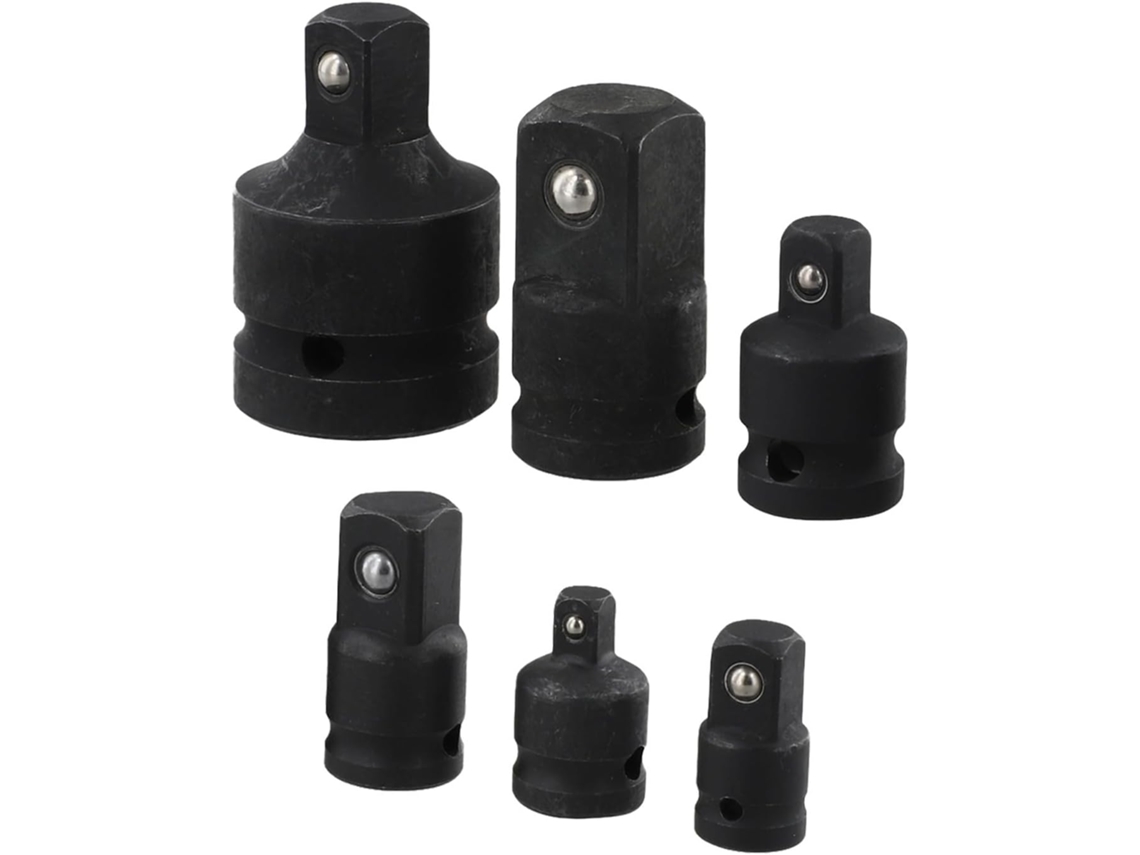 Adaptador De Soquete, 6 Peças, 1/2, 3/4, Chave De Impacto