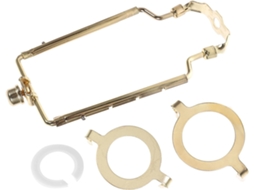 Kit De Iluminação E26 3/8 Com Adaptador Para Suporte De Abajur Em Ferro Dourado, Polegadas, Altura