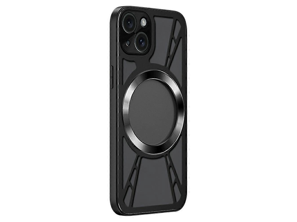 Capa Magnética Com Dissipação De Calor Oca Para Iphone 15 Com Capa De Silicone