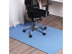Tapete Protetor Para Cadeiras, Antiderrapante (azul Claro - 120×150cm) Cuich
