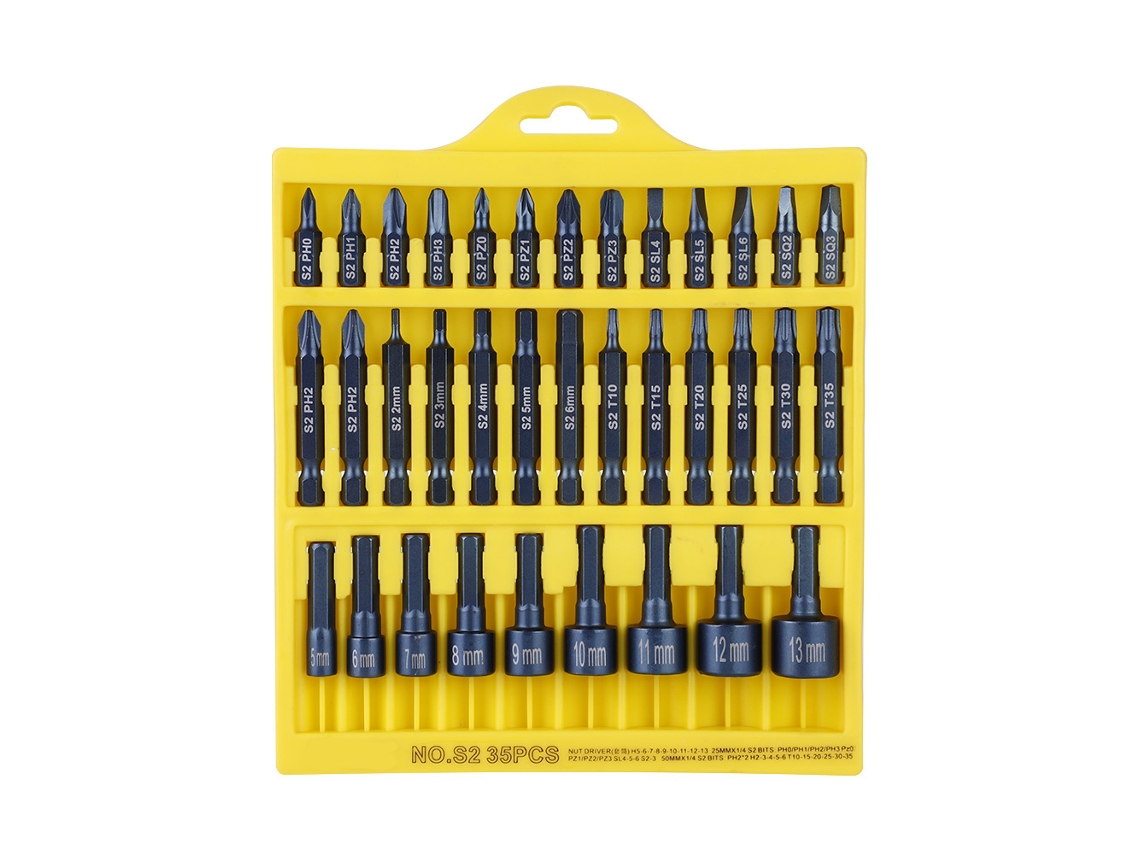 Kit de Bits de Precisão Magnético Multifuncional 35pcs